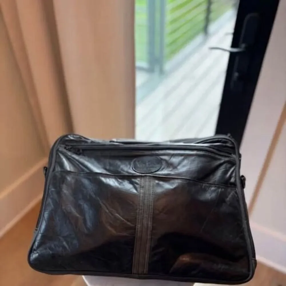 Vintage Pierre Cardin Men's soft leather briefcase‎ Large